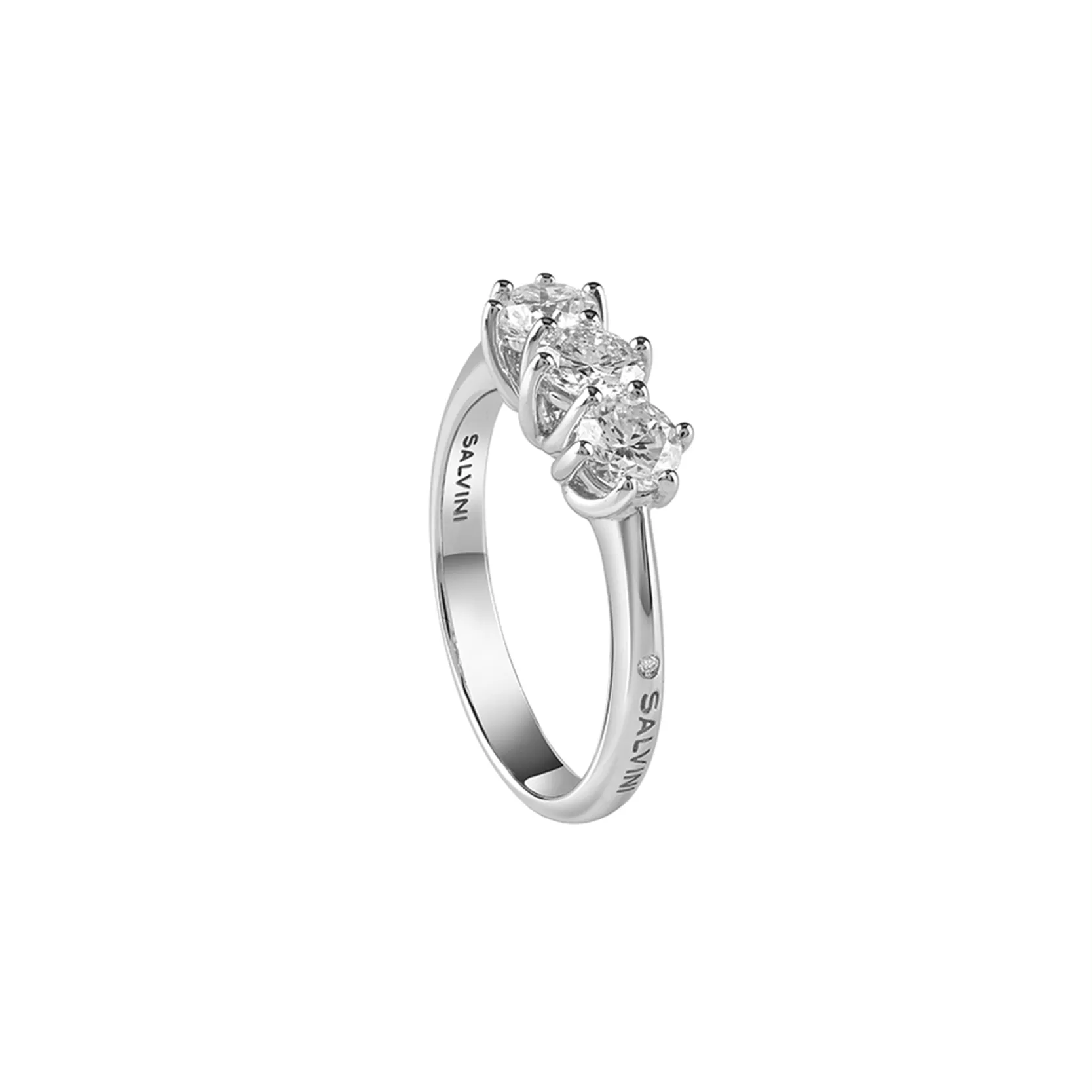 Anello Veretta Salvini Lavinia diamanti e oro bianco misura 13