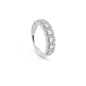 Anello Salvini Magia in oro bianco con giro diamanti